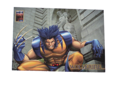 1997 MARVEL PREMIUM QFX wolverine PROMO Card x-men comics fleer joe quesada