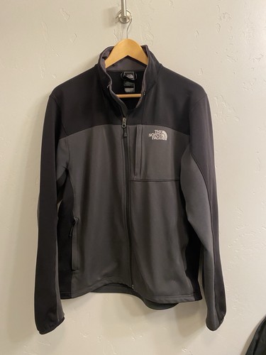 The North Face Men’s Size Large Classic Gray Black Lightweight Jacket