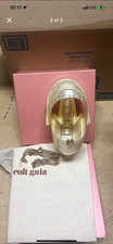 Cult Gaia Clear Top Handle Bag w/ Chain Strap...