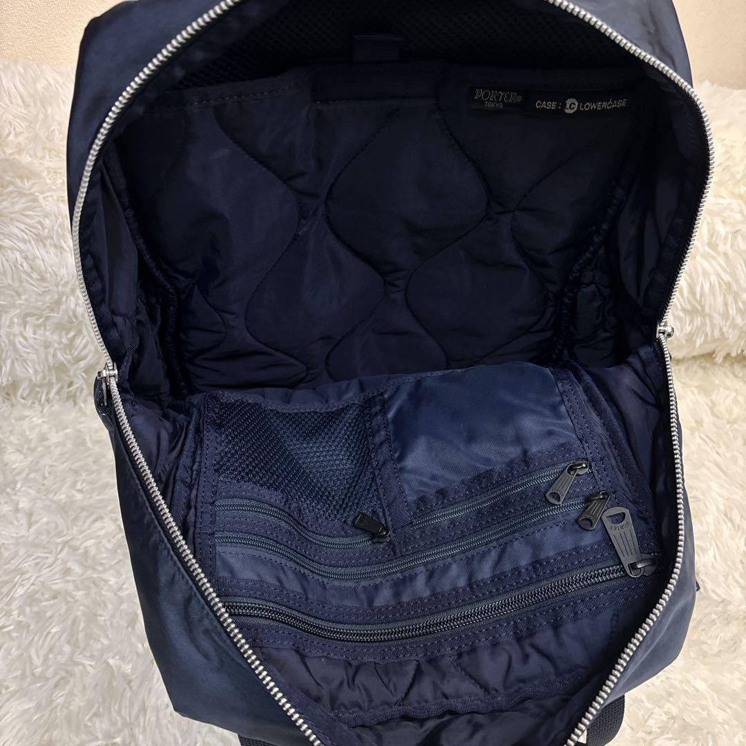 PORTER x LOWERCASE Backpack Blue Lightweight Trav… - image 8