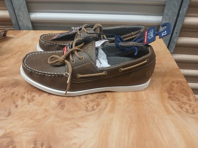Chaps Benny Boat Shoes Men's Size 12 NWT Cognac
