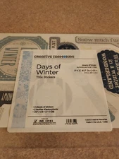 Creative Memories~Days of Winter~Title Stickers