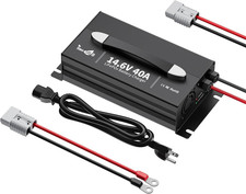 14.6V 40A Lifepo4 Battery Fast Charger, 12V Lithium Battery Charger with 40A Hig