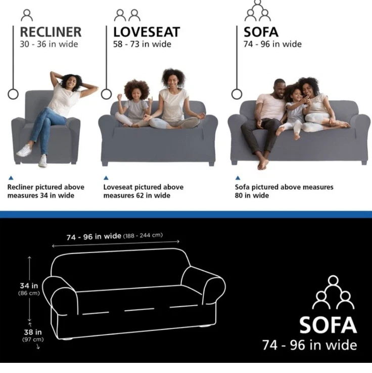 Funda elástica Mainstays para adaptarse Foto 3 de 3