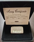 Engelhard Revived Silver Cast Bar 3 oz - #E154 Certificate Number W/Box & COA