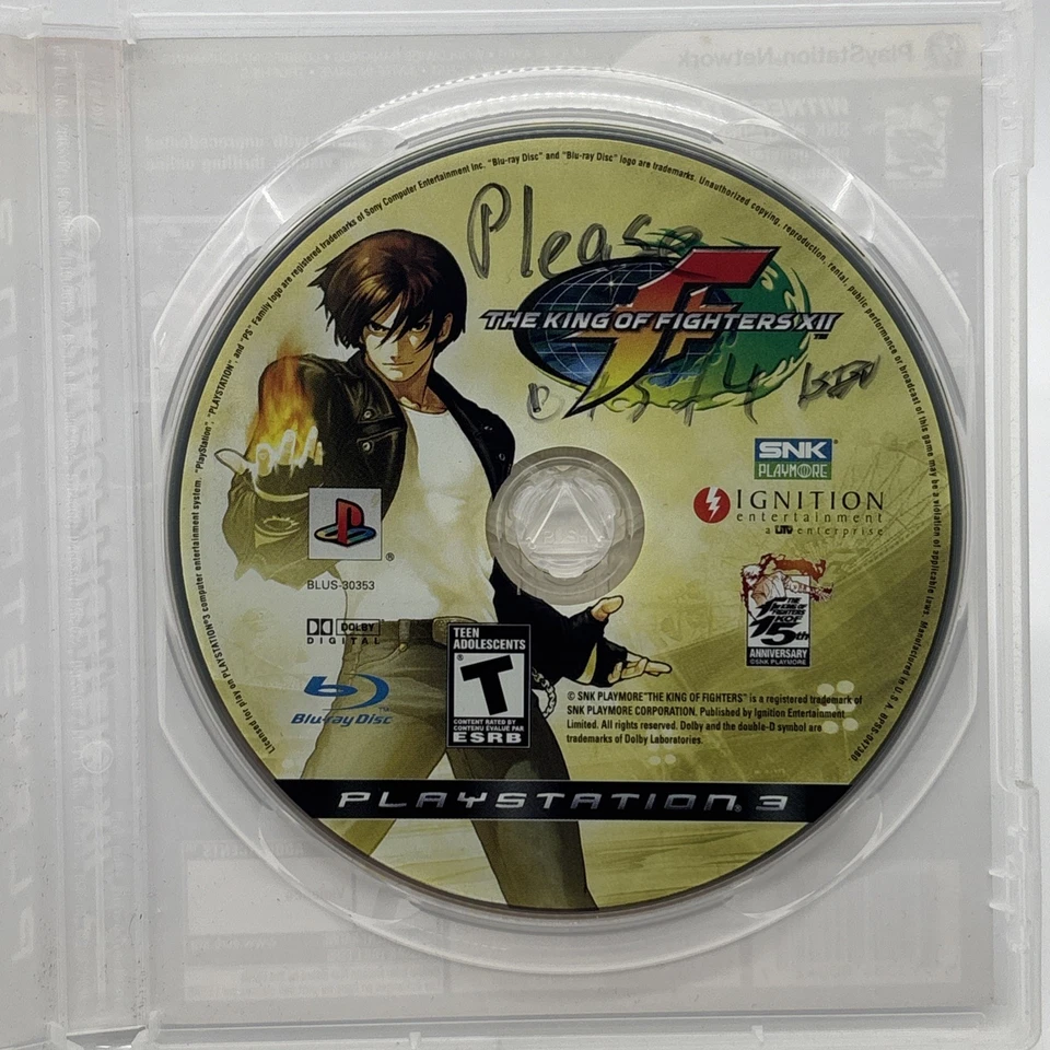 The King of Fighters XII (Sony PlayStation 3, PS3, 2009) No Manual - Image 4 of 4