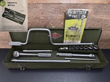 S-k Tools 38 Drive Socket Wrench Set 4517 14pc Metal Case Catalog C 1940s Usa