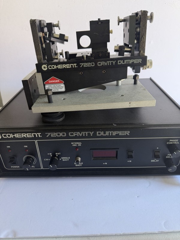 Coherent 7200 Cavity Dumper And 7200 Cavity Laser Controller NOT TESTED