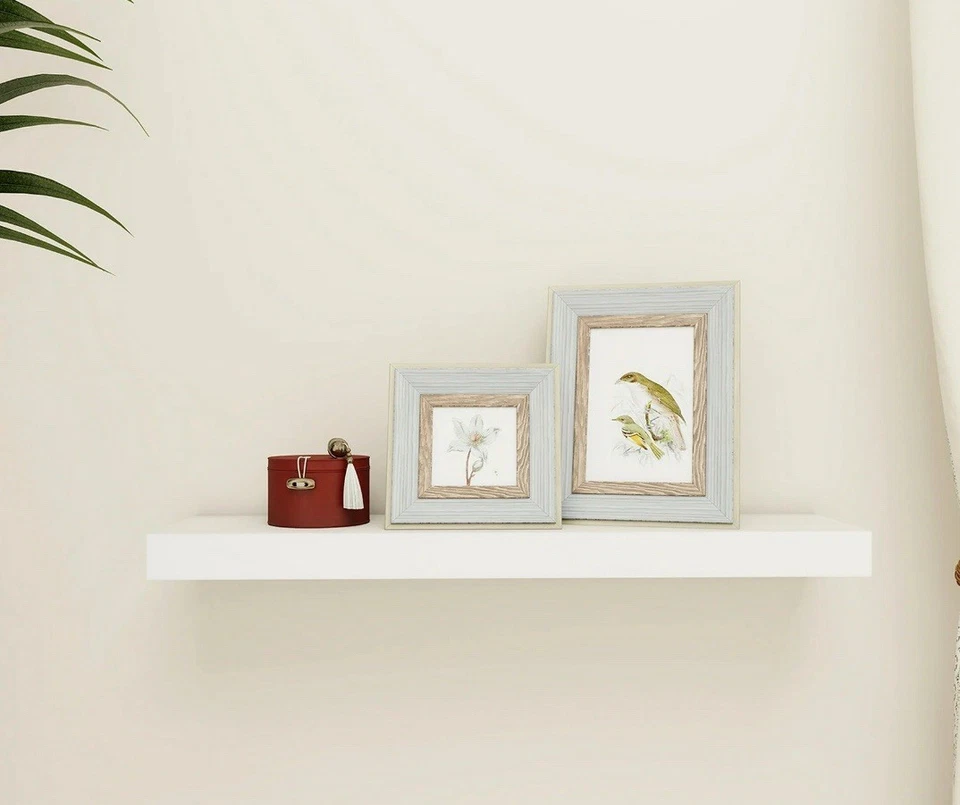 Mainstays White 23" Wood Floating Shelf 4 Pack SALE DEAL Hardware Included - Image 4 of 4