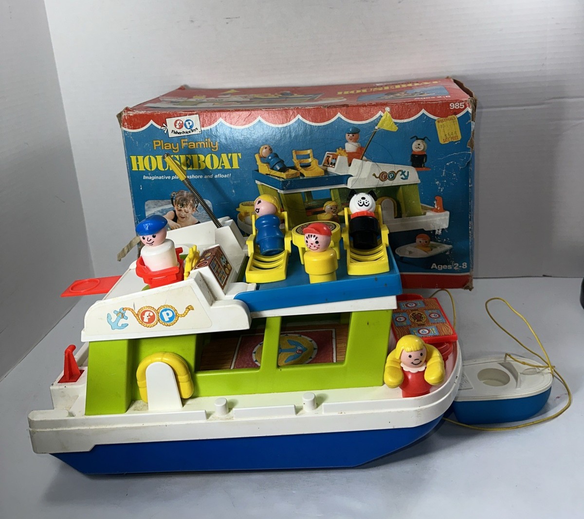 House Boat Toy Fisher Price Vintage Boat Vintage 1972 Fisher Price