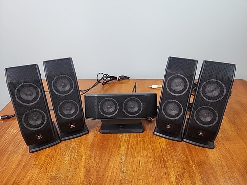 Logitech X-540 5.1 Surround Sound 5 Speakers Center Speaker Desk Or Wall Mount - 第 8/10 張圖片