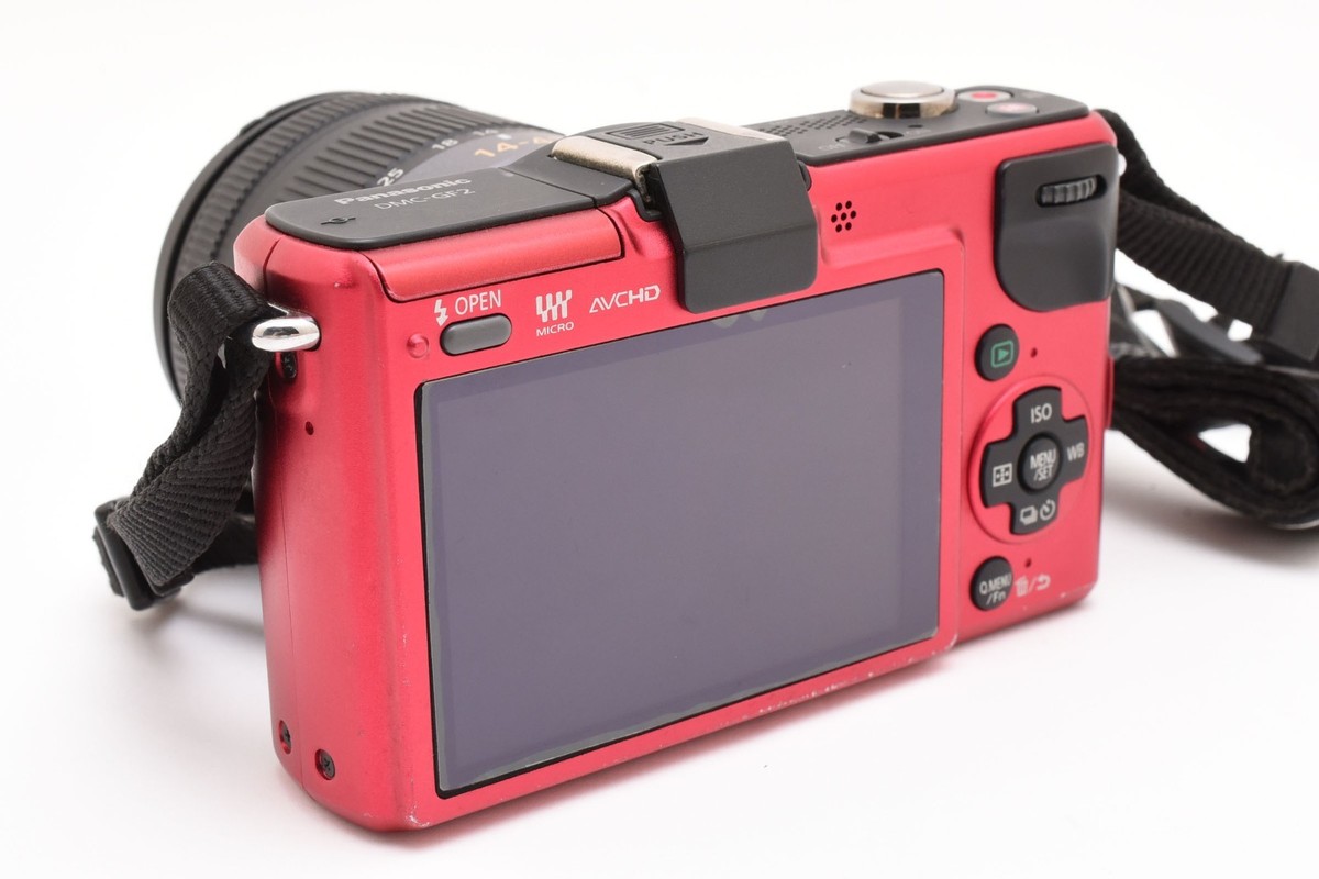 Panasonic LUMIX DMC-GF2 12.1MP Digital Camera Red [EXC++] w