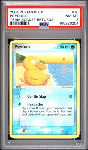 Psyduck graded PSA 8 for sale on eBay