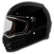 TORC T9 Retro Motorcycle Helmet Gloss Black Size Large - T905:24