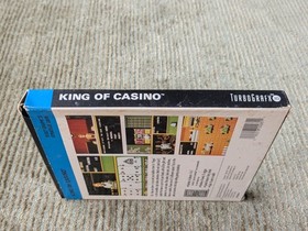 King of Casino Turbografx 16 TG16 Complete CIB Tested Working