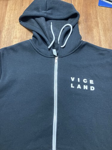 Rare Viceland Hoodie American Apparel Vintage Early 2000 Black XL Vice Media