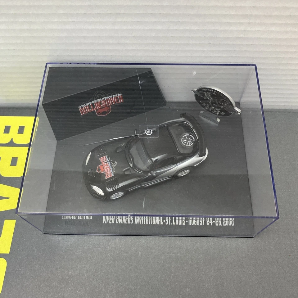 Coche Eagle Edición Limitada Dodge Viper Propietarios Invitational St Louis Diecast 1:43 2000 Foto 2 de 4
