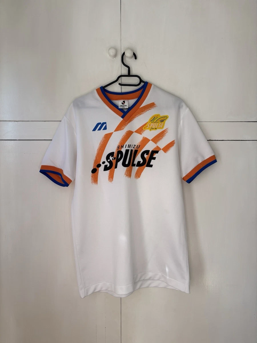 Shimizu S-Pulse Visitante Camiseta de Fútbol 1993 - 1994. Sponsored by JAL
