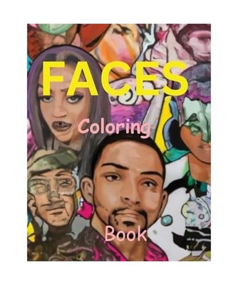 FACES COLORING BOOK: Detailed facial expressions and Artistic relaxation therapy