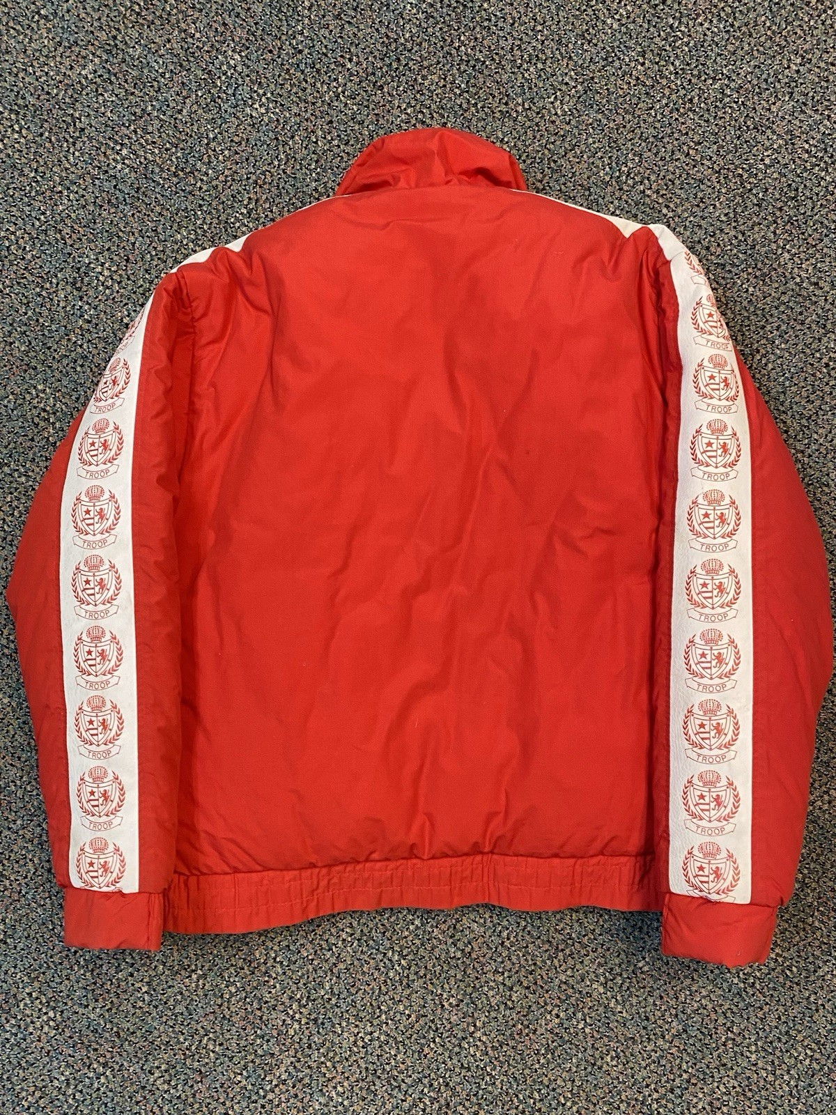 Vintage Down Puffer Troop Down Force Jacket Size … - image 2