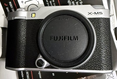 Fujifilm X-M5 Mirrorless Camera Body Silver 26.1MP 6.2K Video Barely Used w Box