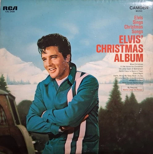 Elvis Presley - Elvis' Christmas Album Vintage 12" Vinyl 33 RPM LP Record 1970