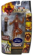 Marvel Legends Human Torch 6  Action Figure NEW Ares BAF Series 2008 Fantastic 4