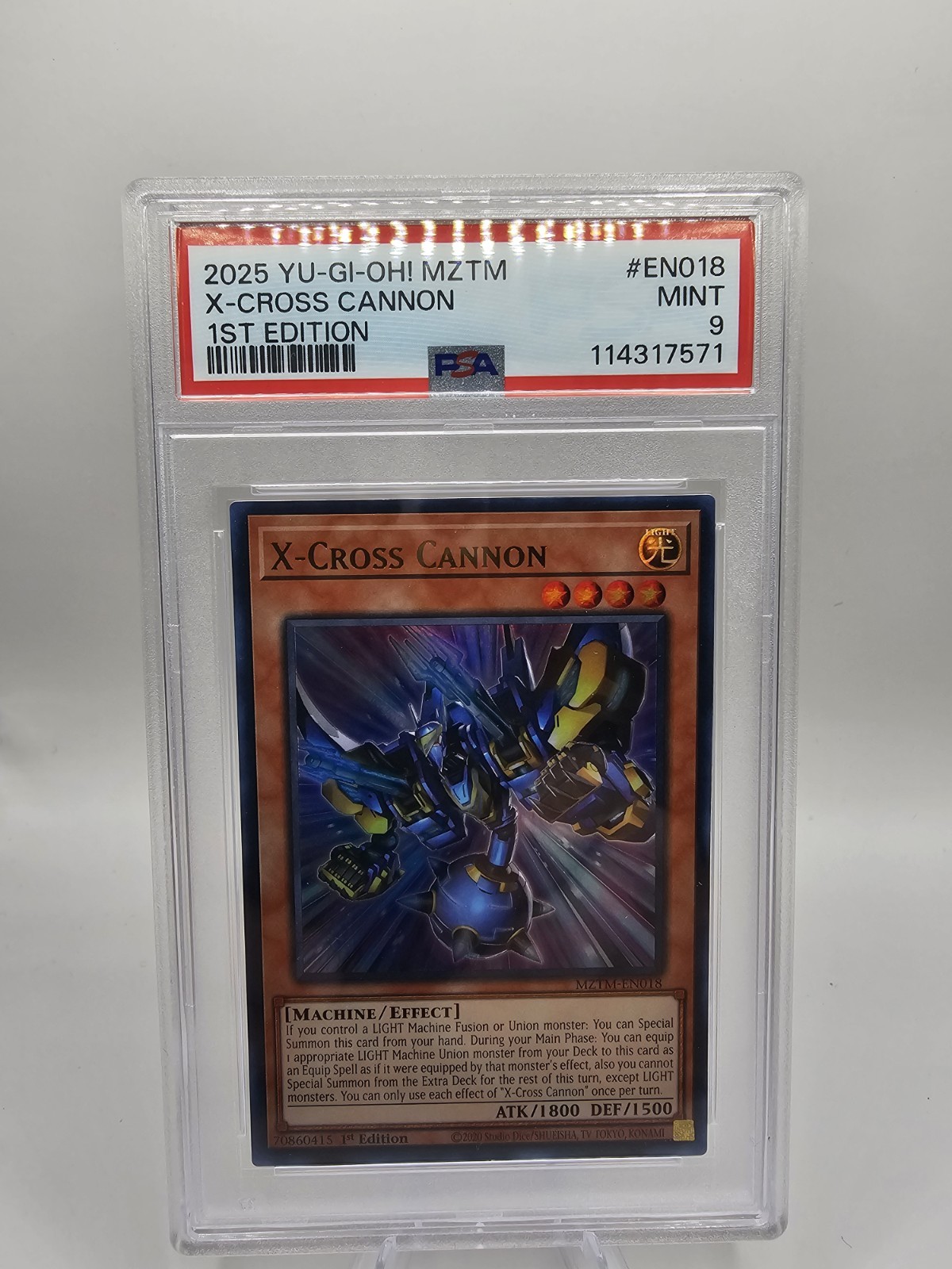 遊戯王 MZTM-EN018 Ｘ−クロス・キャノン X-Cross Cannon (英語版 1st Edition コレクターズレア) Maze of the Master 遊戯王 MZTM-EN018 X−クロス・キャノン X-Cross Cannon (英語