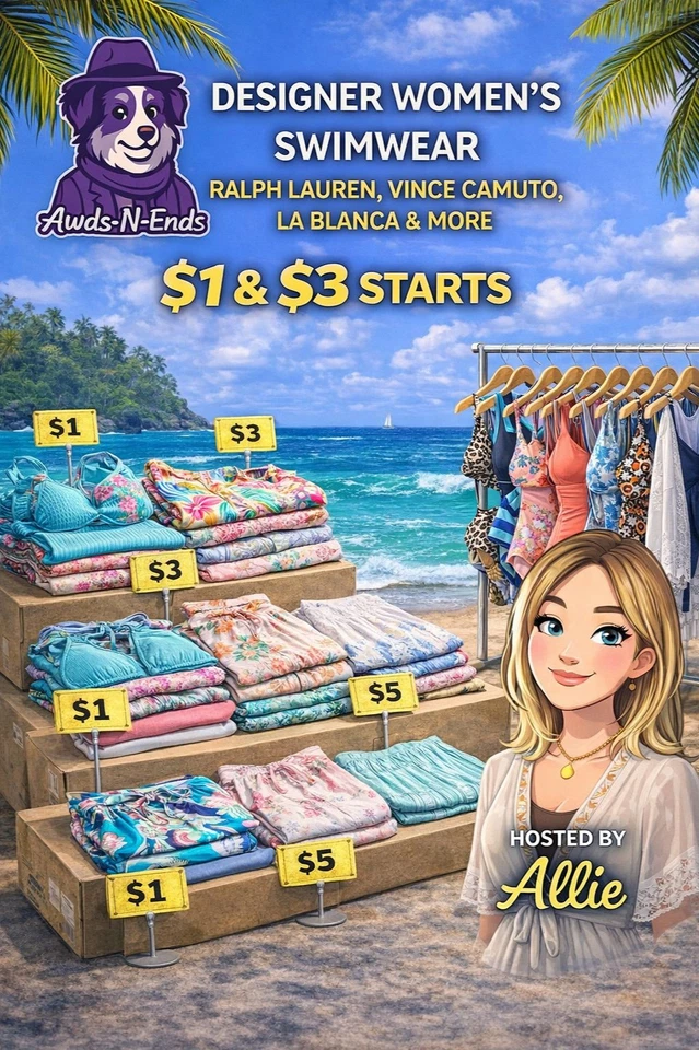 Designer Women's Swimwear Michael Kors, Ralph Lauren, DKNY, Anne Cole, More