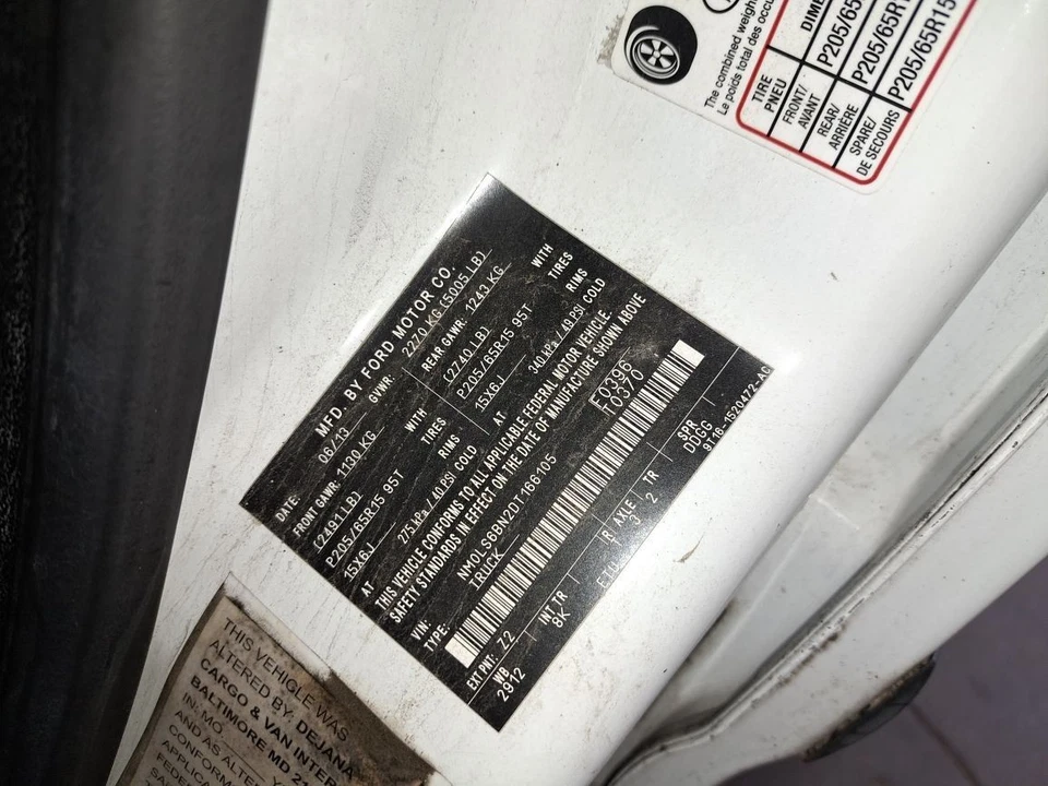 Air Bag Assembly Rh Passenger Side Dash Rh/ 2013 Transit Connect Sku#4203974 - Image 2 of 4