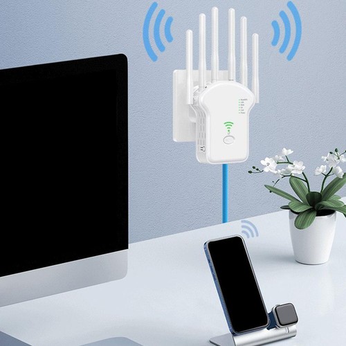 24G 5G Dual-Band WiFi Repeater with 1200Mbps Signal Boosting [λ D8N8 F4U9 P2N4 - Photo 4/26