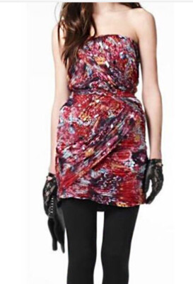 diane von furstenberg red sequin dress Diane Von Furstenberg 'Brenndah' ~ Red Silk Sequined Party Dress 2 NEW $798
