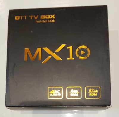 MX10 Android TV Box - 4K Ultra HD - 4GB RAM - 32GB ROM