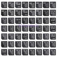 20PCS DXD9H X7K8W Tray Caddy Adhesive Stickers Labels FOR DELL G14 HDD Stickers