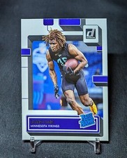 Lewis Cine Rated Rookie Card RC 2022 Donruss Football #363 Minnesota Vikings. rookie card picture