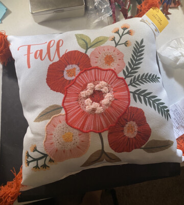 Fall/Autumn Harvest Decorative Pillows - 12 X 12
