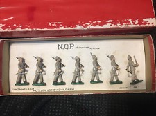 N.Q.P. Miniatures by Wilson - British Infantry Marching, Set of 7 - 2.25   lead