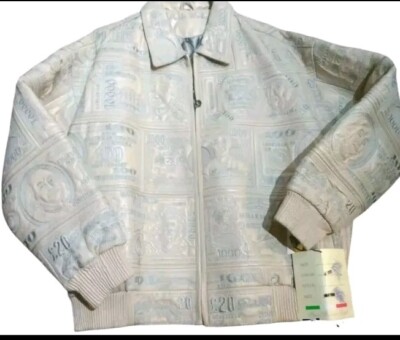 【Pelle Moda】 Hip Hop Leather jacket 世界通貨 Vintage Pelle Moda, Pelle Pelle Hip Hop Scarface Leather Jacket