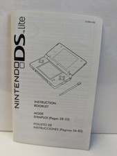 Nintendo DS Console Manual ONLY Original Authentic Booklet Book