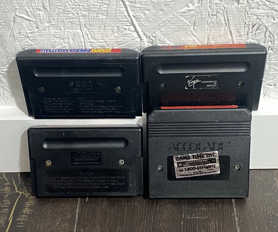 Sega Genesis Lot Of 4 - NBA Jam, Lion King, Hardball 3, Super NBA Basketball - Image 2 of 2