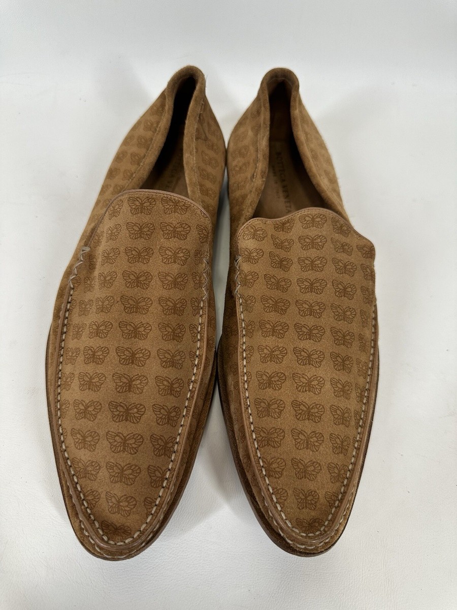 BOTTEGA VENETA Loafers Light Brown Butterfly Leather Men
