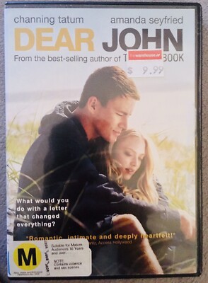 Dear John DVD Region 4 sehr guter Zustand Top Amanda Seyfried Channing Tatum