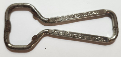 Meister Brau Peter Hand Brewery Co. Metal Beer Bottle Opener Chicago Illinois