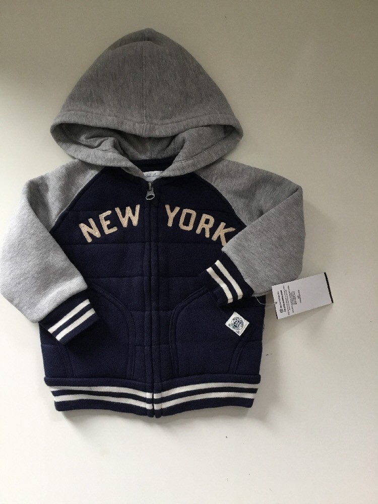 Ralph Lauren Baby Boys baseball Hoodie Jacket Jumper Cardigan 9M