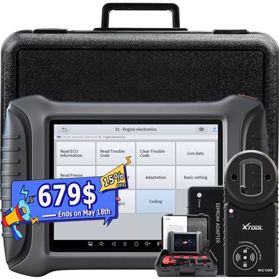  679 XTOOL NEWEST X100 PAD3 Car Bidirectional Diagnostic Tool Scanner 38+Resets