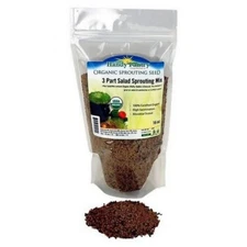 Organic Sprouting Seeds 3 Part Salad Mix 16 Oz