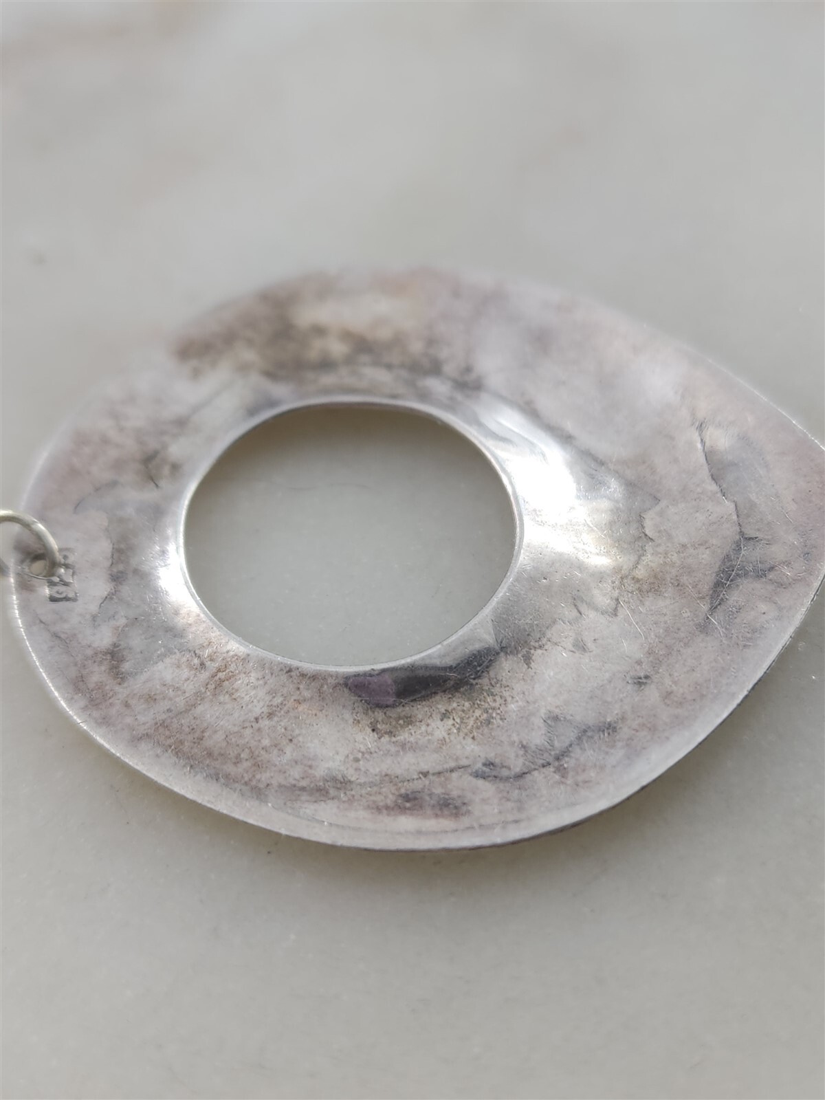 Vintage Solid Sterling Silver Squiggle Arrows Pen… - image 2