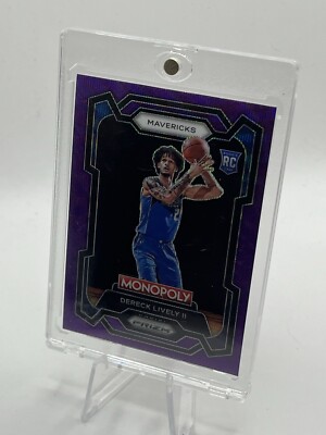 2023-24 Panini Prizm - Purple Monopoly Dereck Lively II Rookie Card!