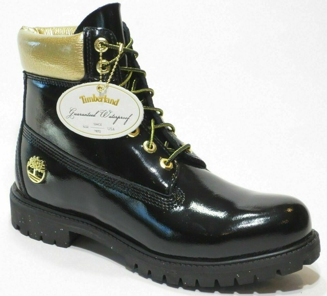 black and gold timberland boots