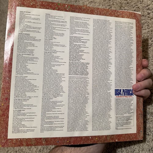 USA for AFRICA/WE ARE THE WORLD, 1985 Columbia Pitman Press, USA 40043 EX - Picture 5 of 8